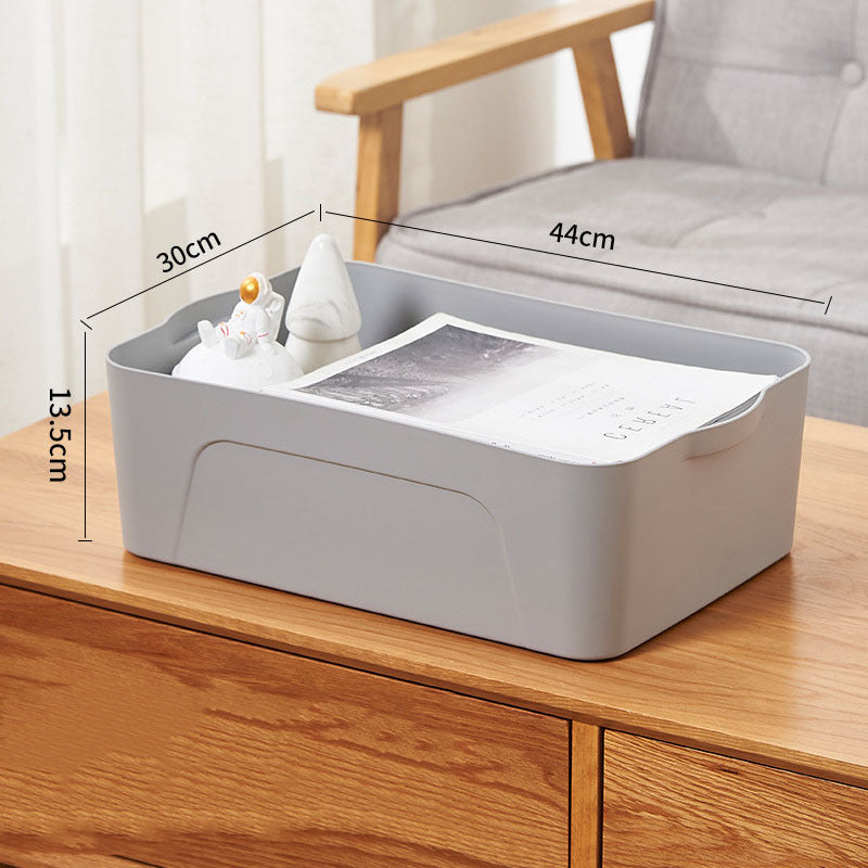 Stackable Rectangular Storage Bins - Space-Saving, Durable, Multi-Use