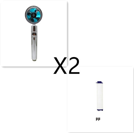 Water-Saving Handheld Shower Head with 360° Rotation and Adjustable Angles