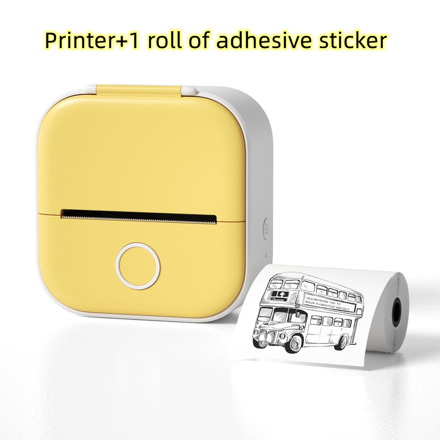 Compact Eco-Friendly Portable Label Printer for Home Organization