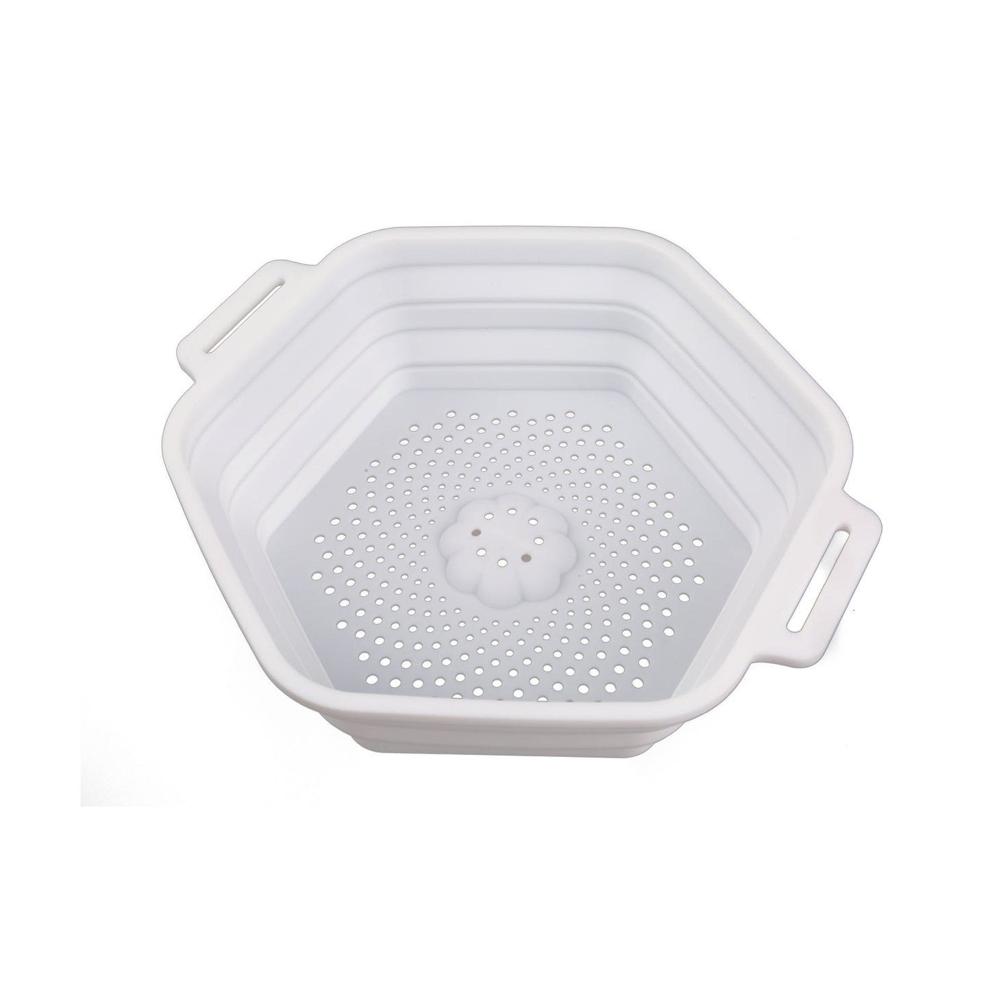 Eco-Friendly Collapsible Shower Head - Water-Saving Hexagonal Design