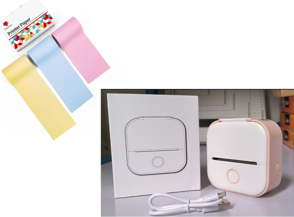 Compact Eco-Friendly Portable Label Printer for Home Organization