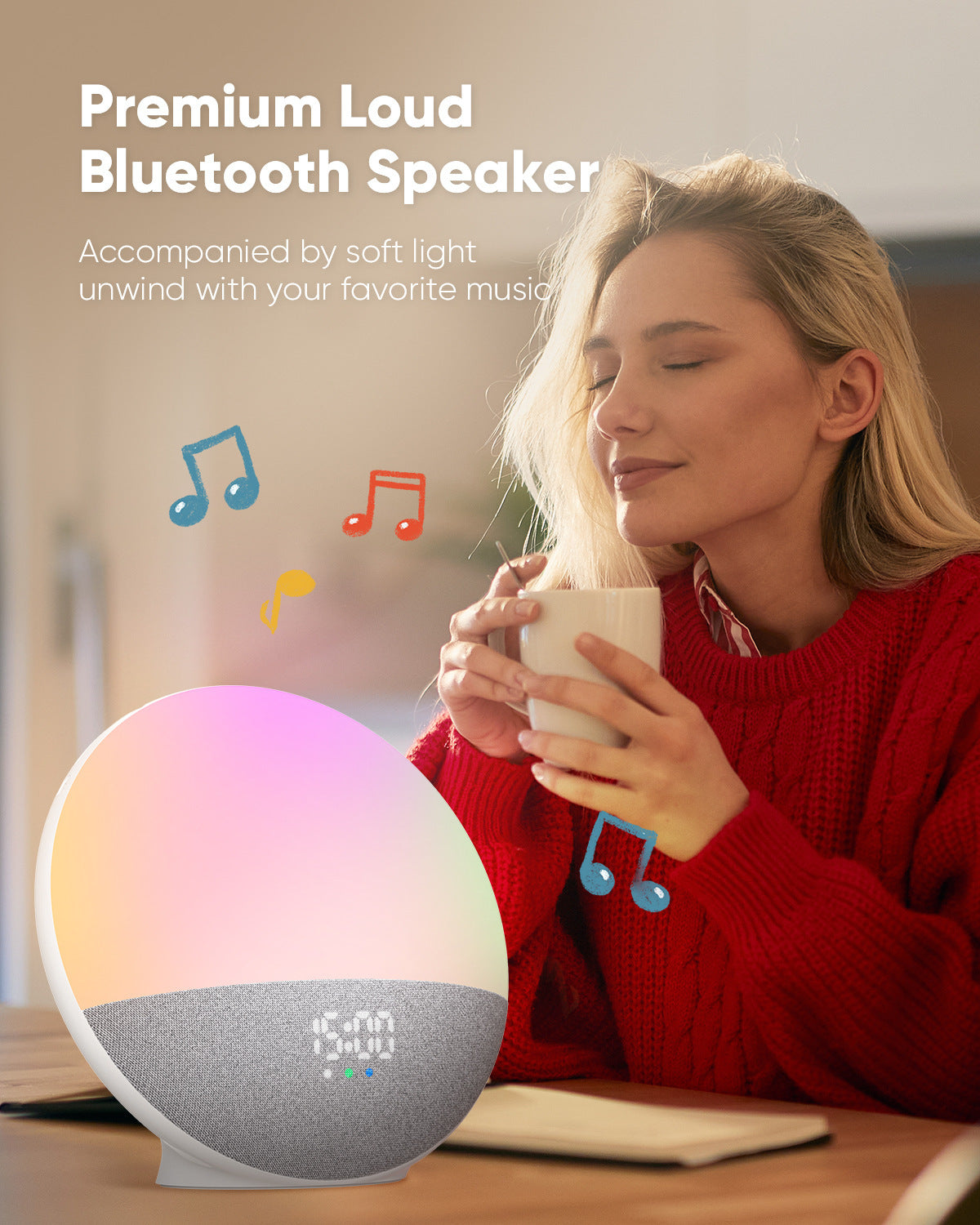 Smart Multicolor Light & Speaker for Eco-Friendly Living