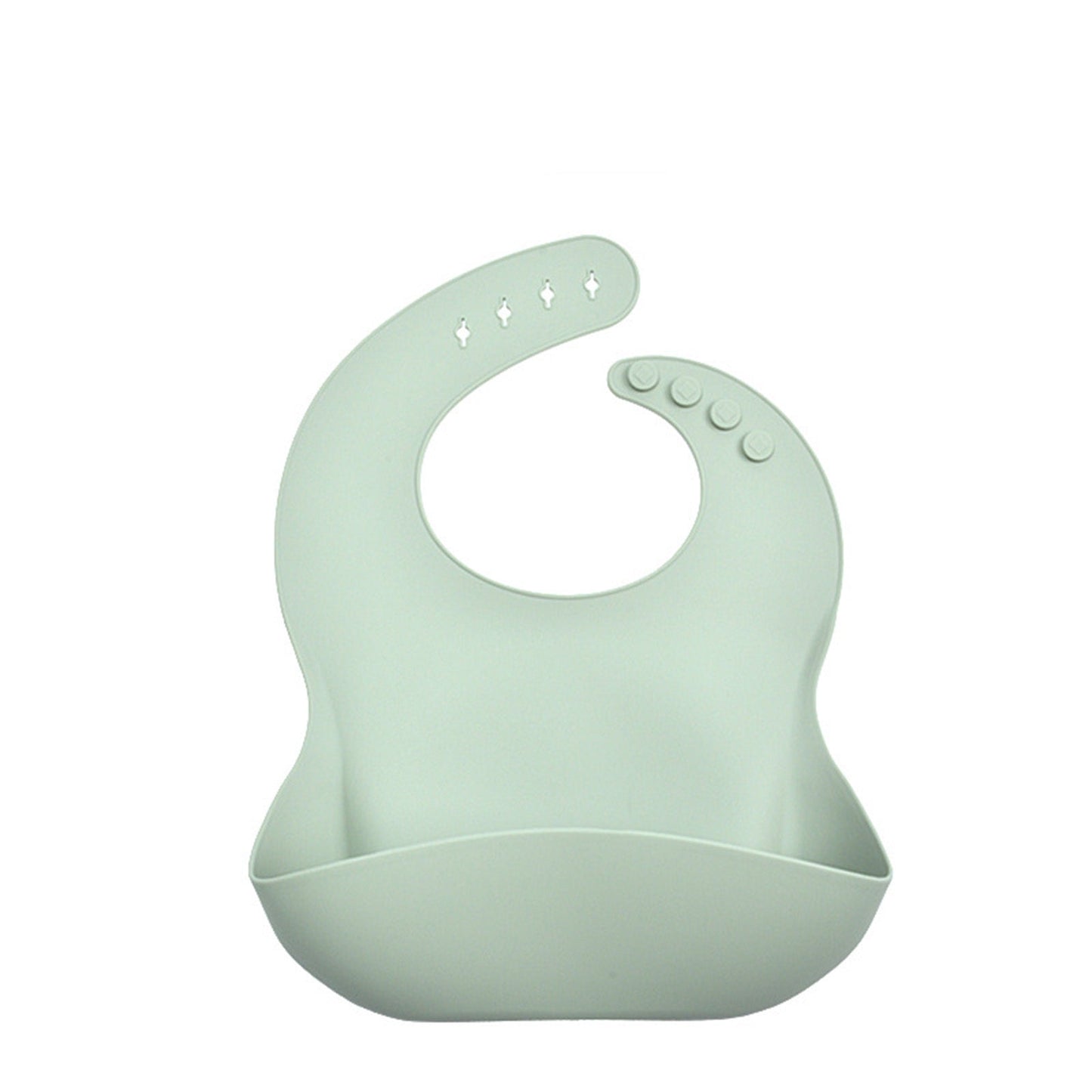Eco-Friendly Silicone Bibs with Catch Pocket - BPA Free, Dishwasher Safe
