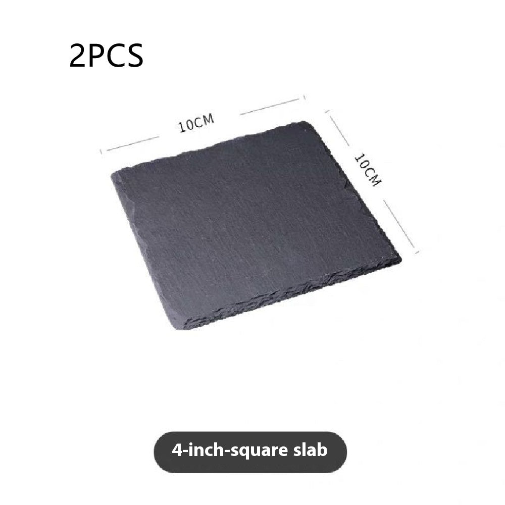 Eco-Friendly Slate Serving Platters & Coasters - Durable, Stylish, Sustainable