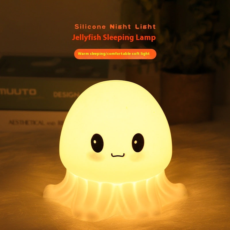 Octopus Night Light - Soft Yellow Glow, Energy-Efficient LED