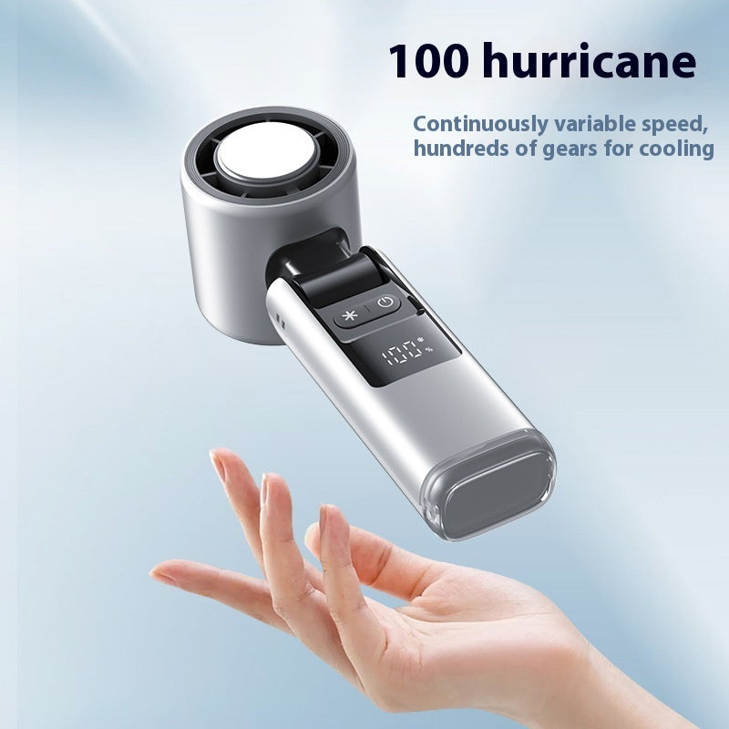 Portable Rechargeable Handheld Fan - Eco-Friendly Cooling Solution