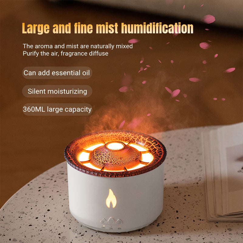 Compact Aromatherapy Diffuser with Ambient Light for Wellness