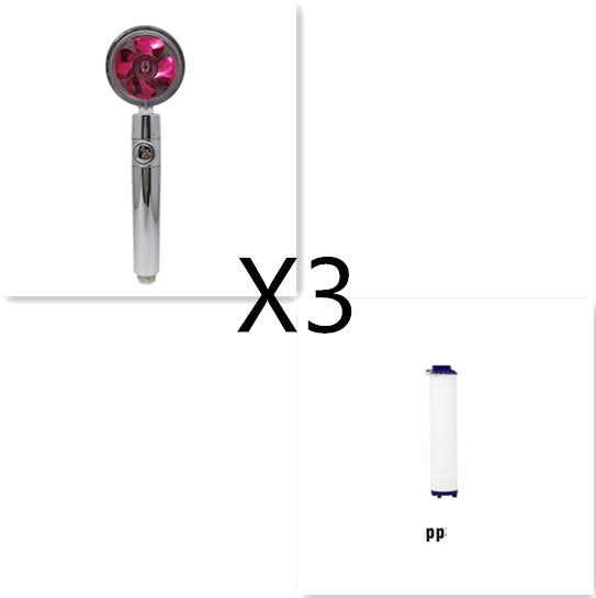 Water-Saving Handheld Shower Head with 360° Rotation and Adjustable Angles