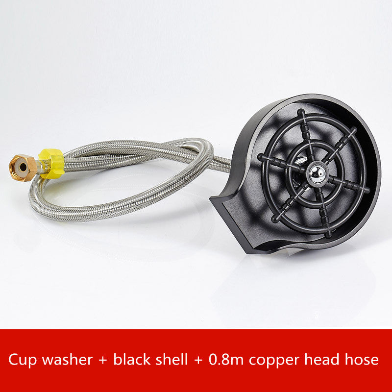Quick Cup Wash ABS Bar Washer - Water-Saving Circular Spray