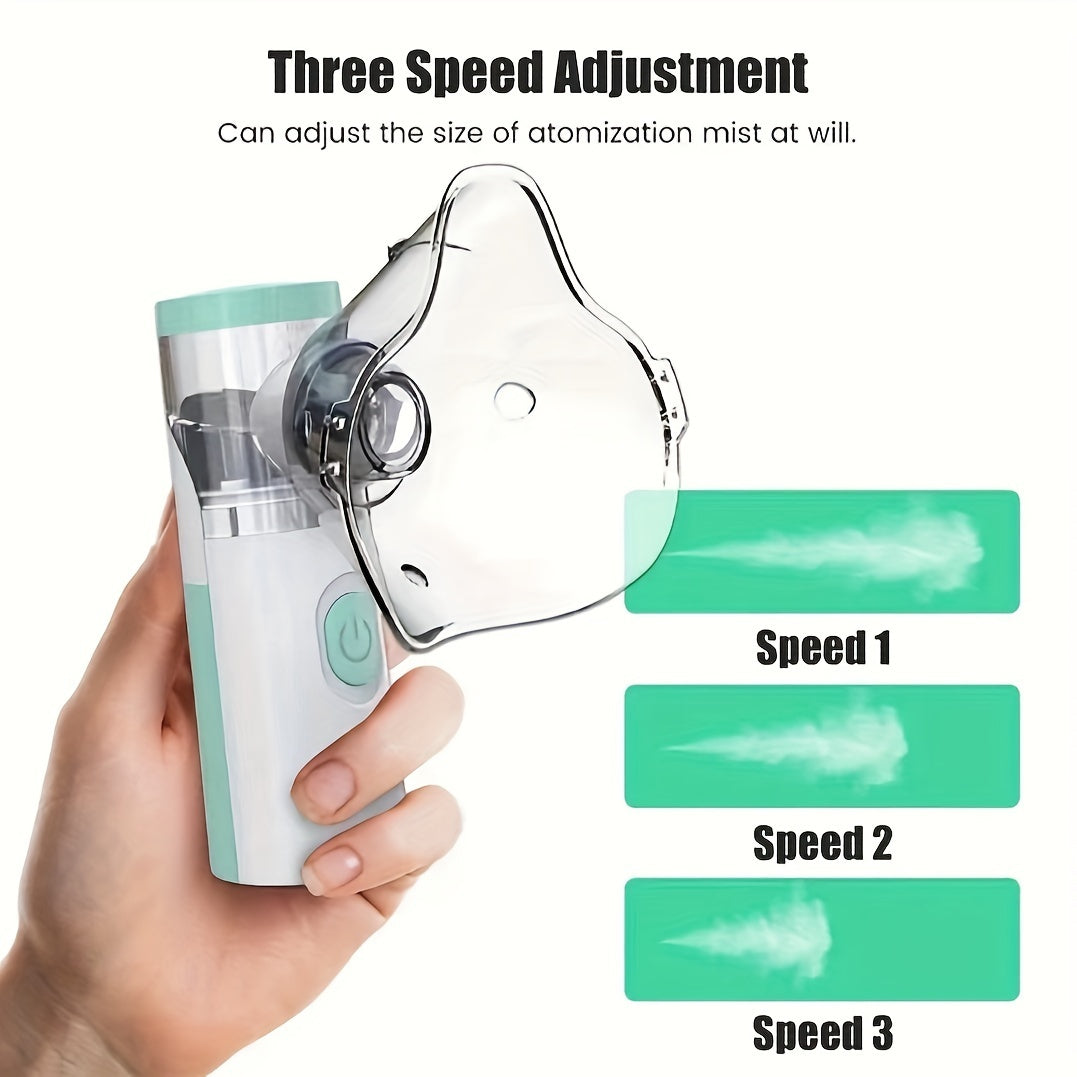 Compact Handheld Microgrid Atomizer for Efficient and Quiet Use