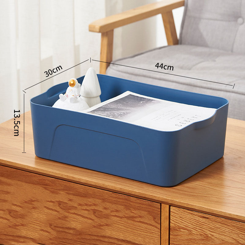 Stackable Rectangular Storage Bins - Space-Saving, Durable, Multi-Use