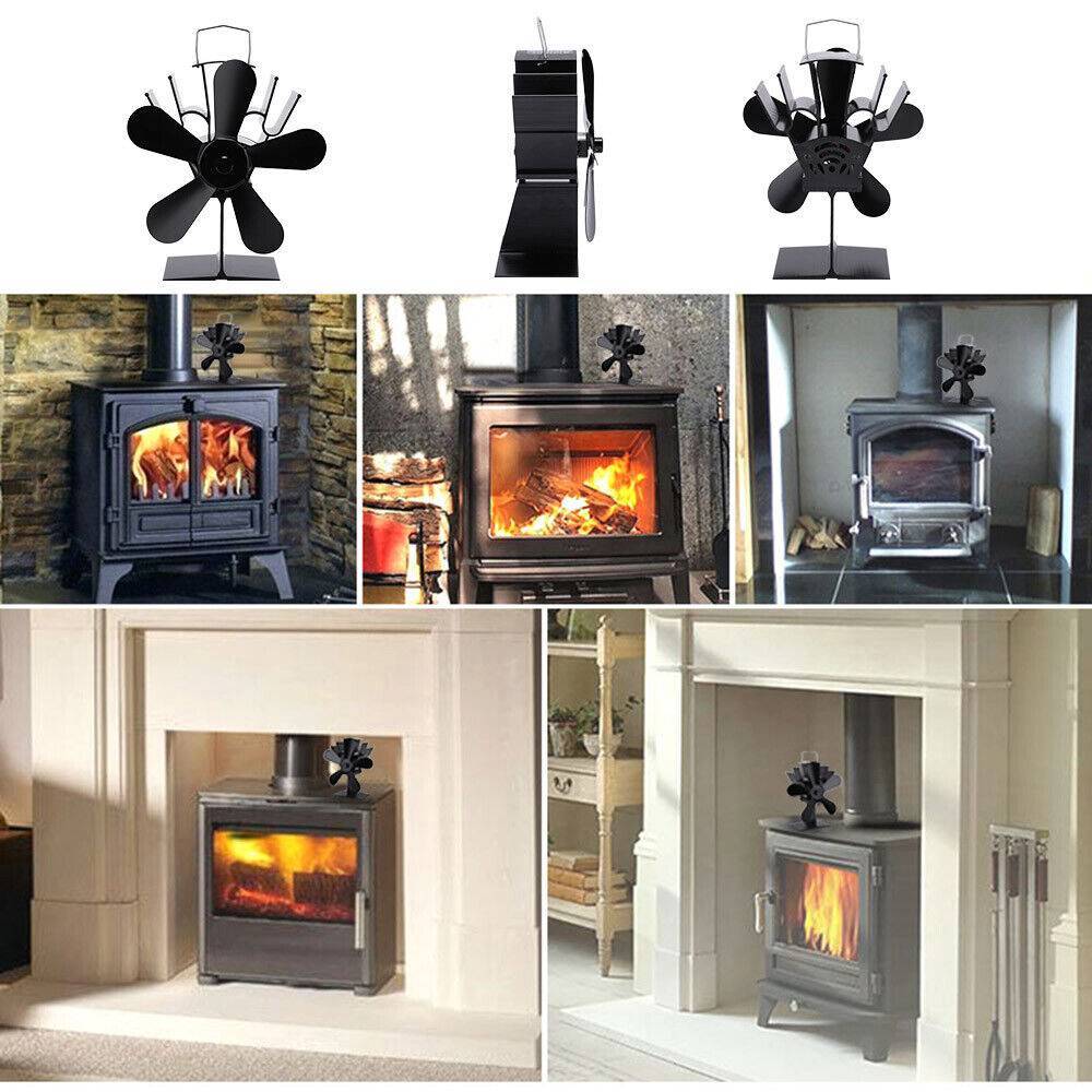 Heat-Powered Fireplace Fan for Efficient Heat Circulation