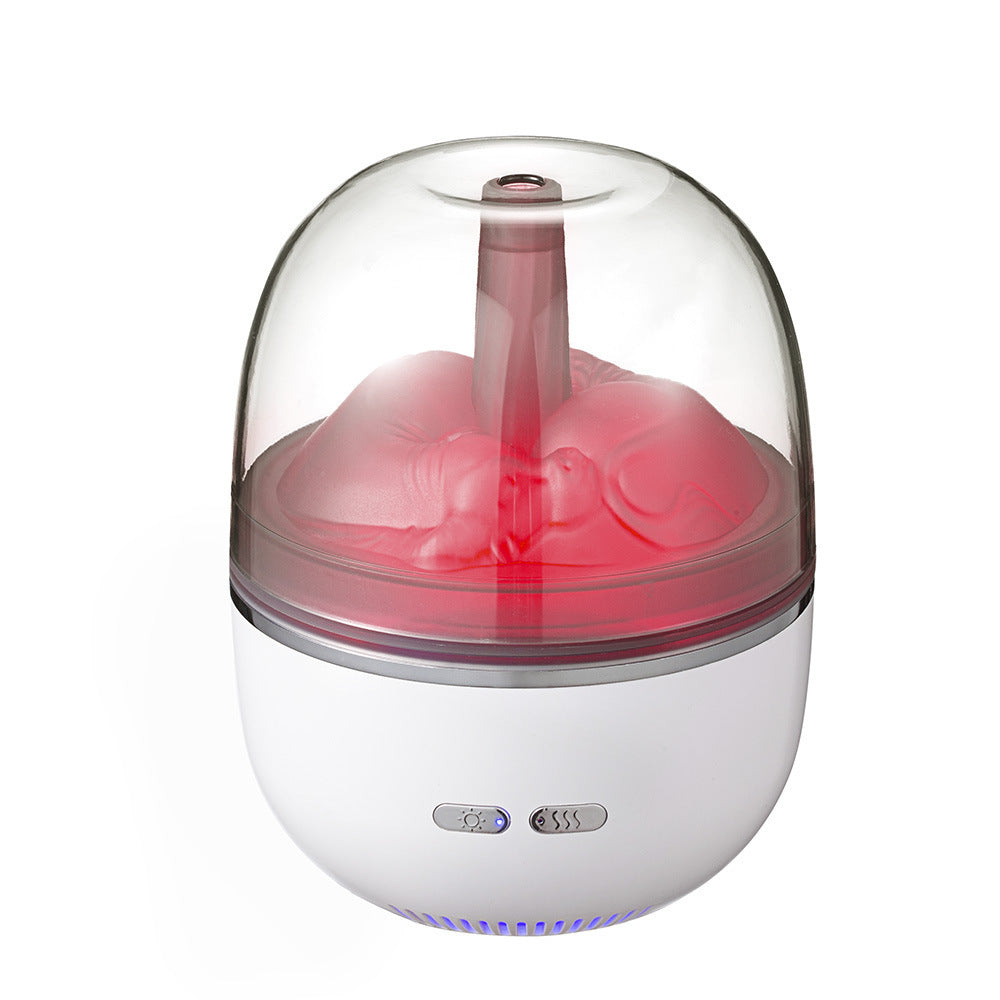Compact Aromatherapy Humidifier with Water-Saving Technology