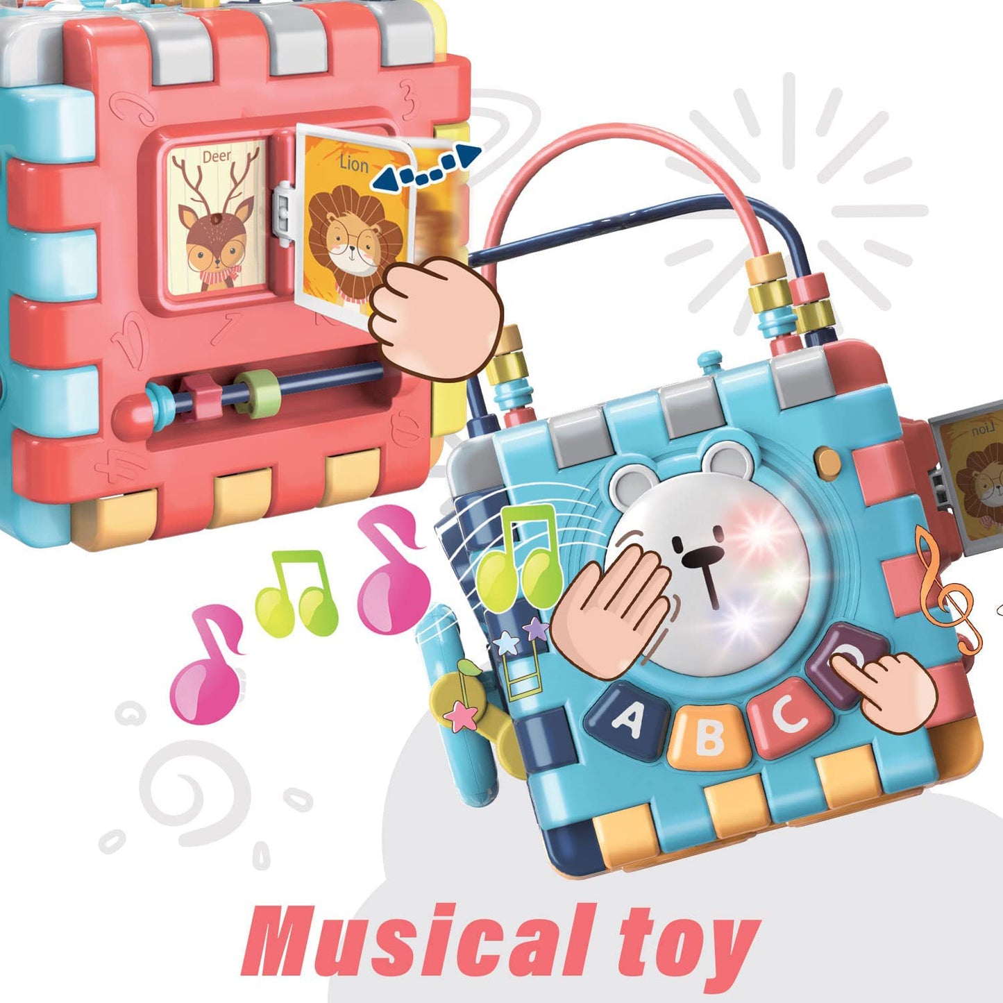 Kidwala Toddler Activity Cube Baby