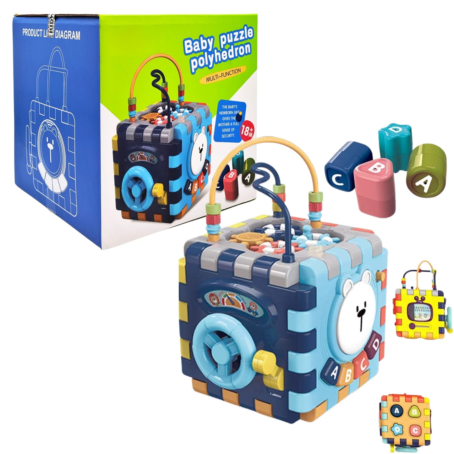 Kidwala Toddler Activity Cube Baby