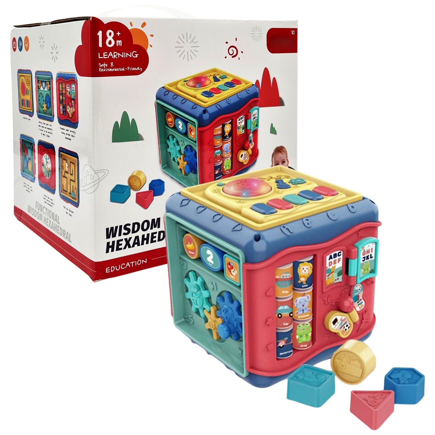 Kidwala Toddler Activity Cubes Puzzle