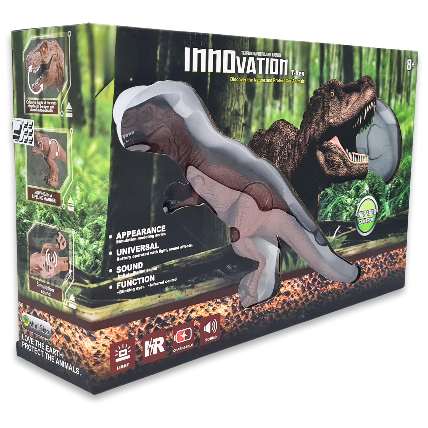 Fitto Remote Control Walking Dinosaur