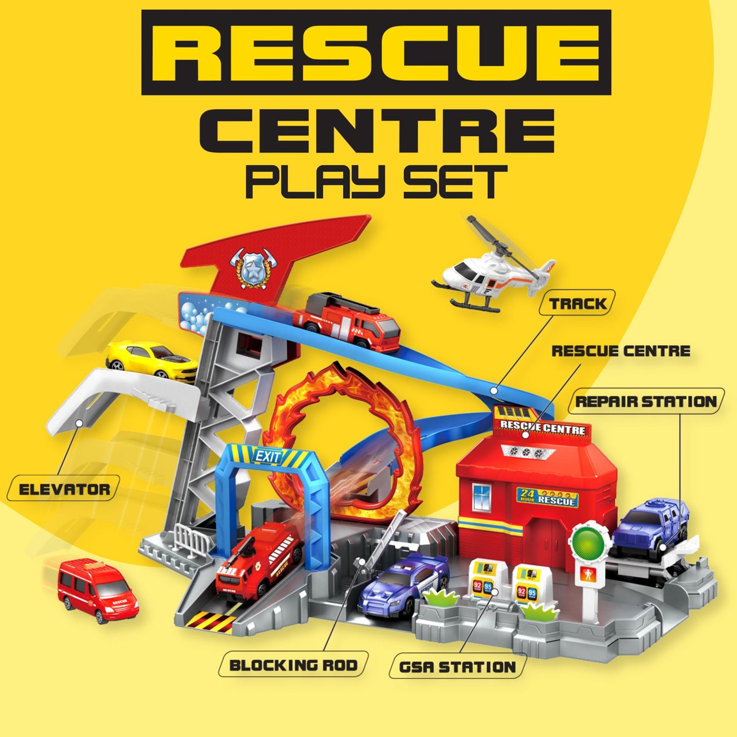 FITTO Construction Race Gas station