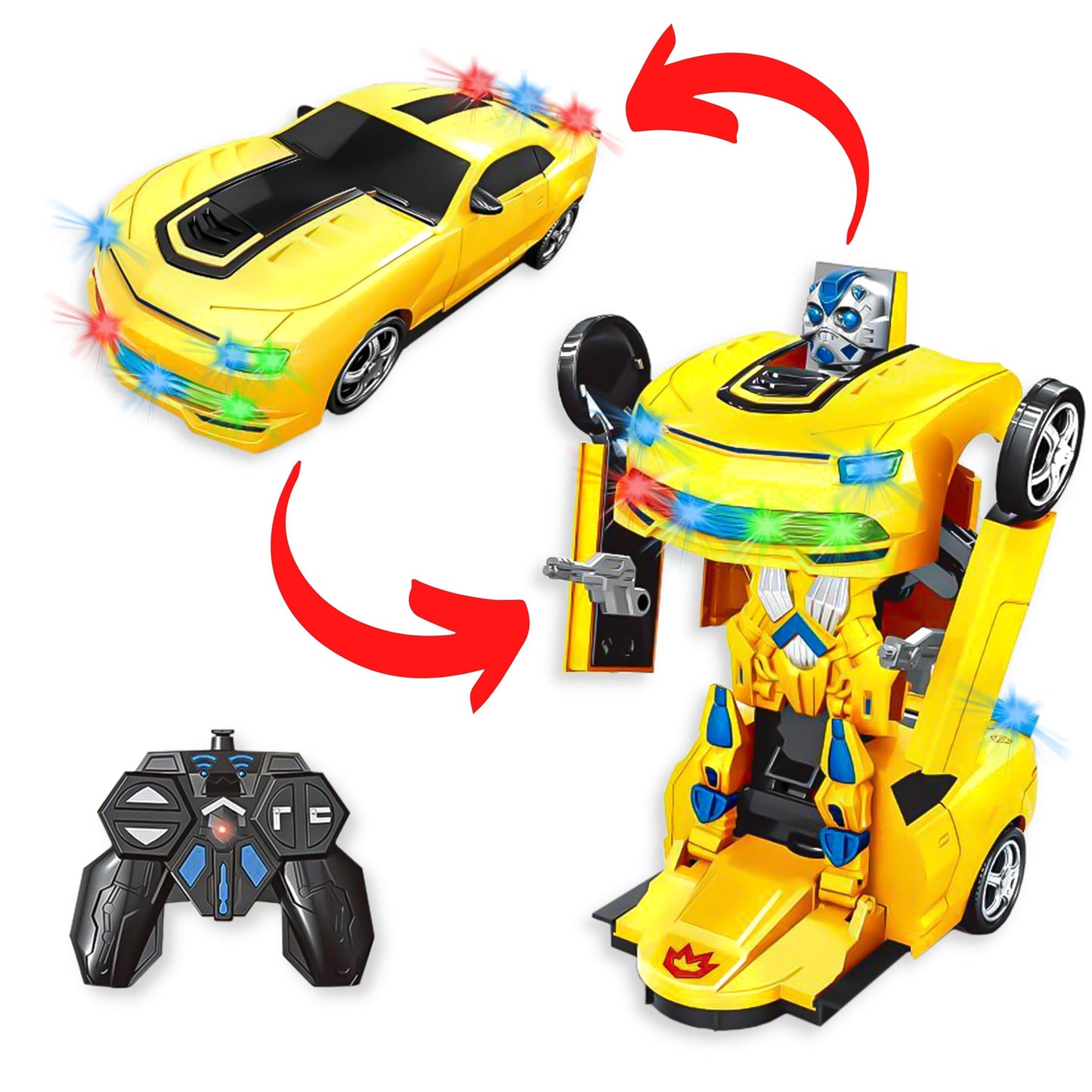 FITTO Bumble Transformer Robot Car
