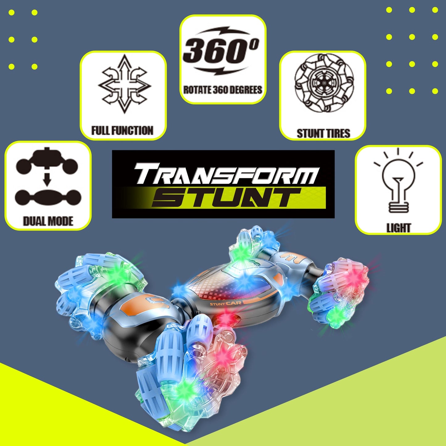 FITTO Gesture Control RC Car for kids