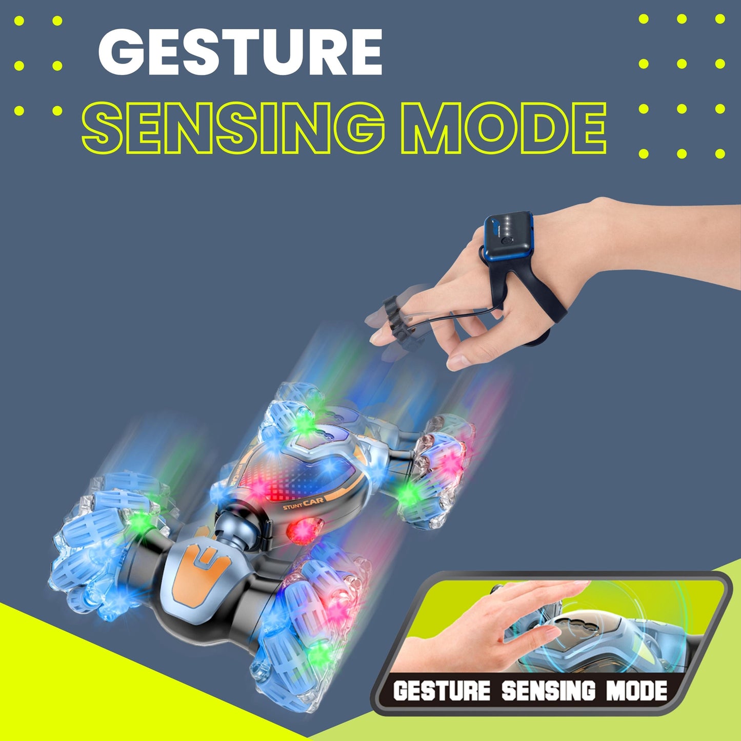 FITTO Gesture Control RC Car for kids