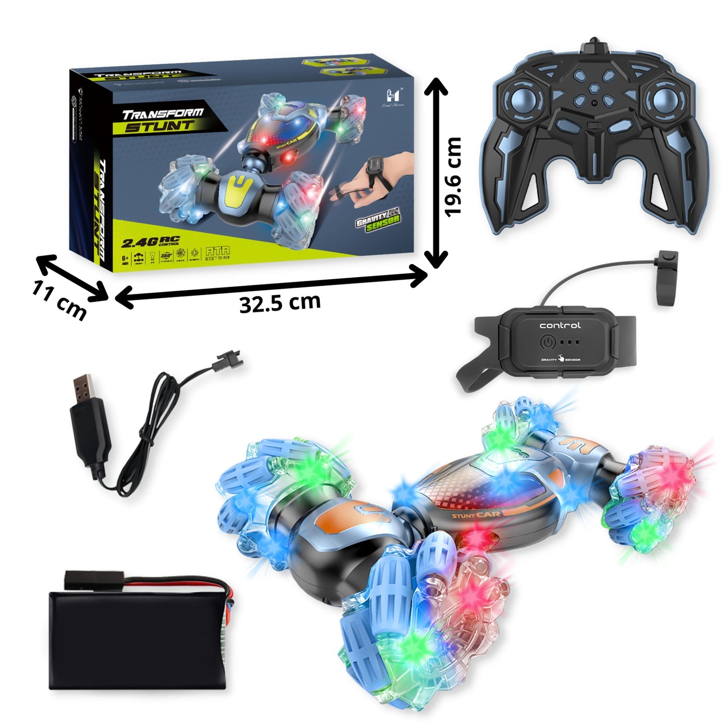 FITTO Gesture Control RC Car for kids