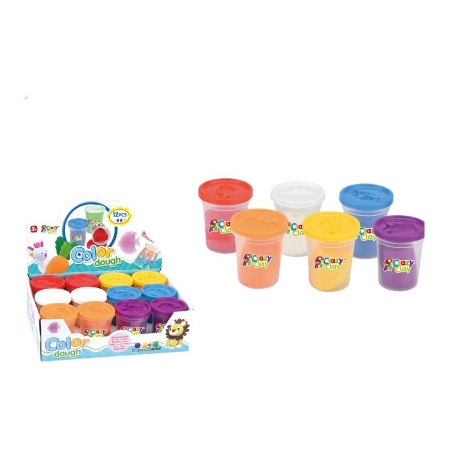 FITTO 12 Pcs Crystal Bucket Stretchy