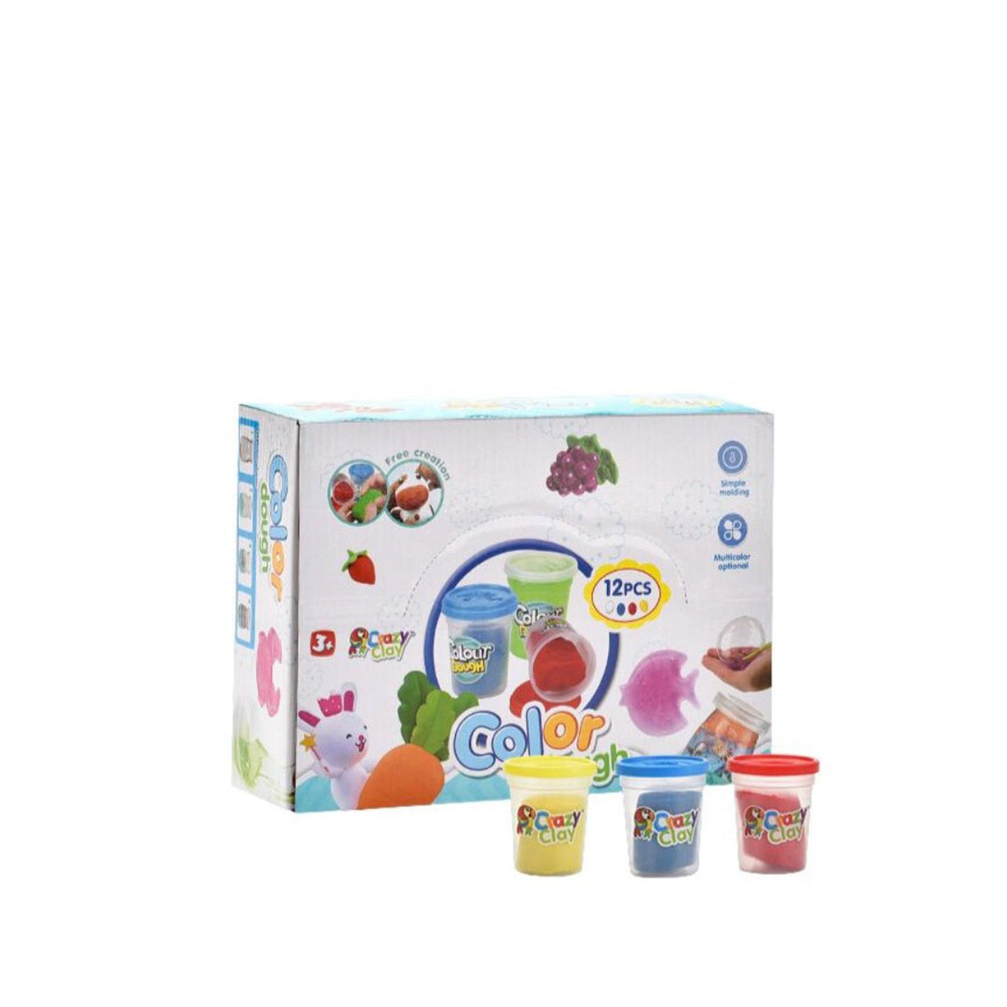 FITTO 12 Pcs Crystal Bucket Stretchy