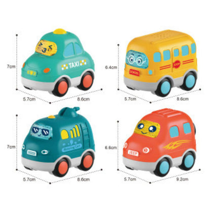 FITTO Pull- Back Cars - Set of 4