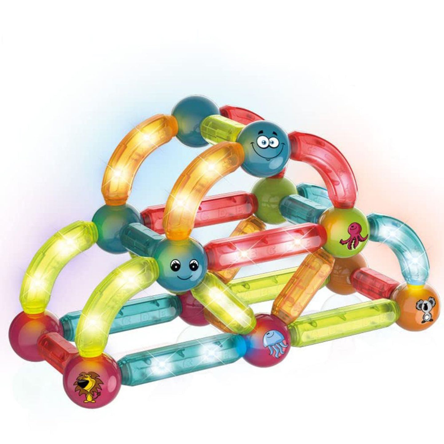 FITTO Magnetic Building Blocks Set 52 Pieces