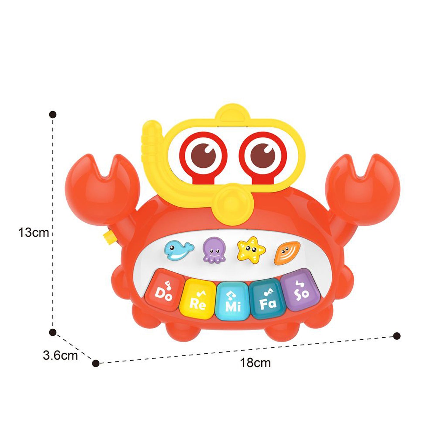 FITTO Crab Baby Piano - Interactive