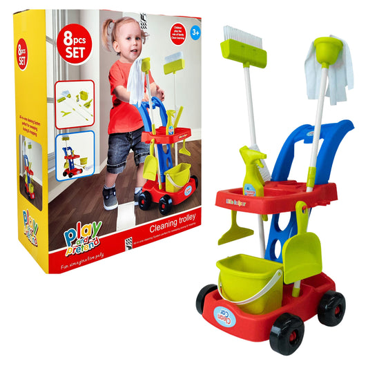 FITTO 8pcs Trolley Cart Toddler