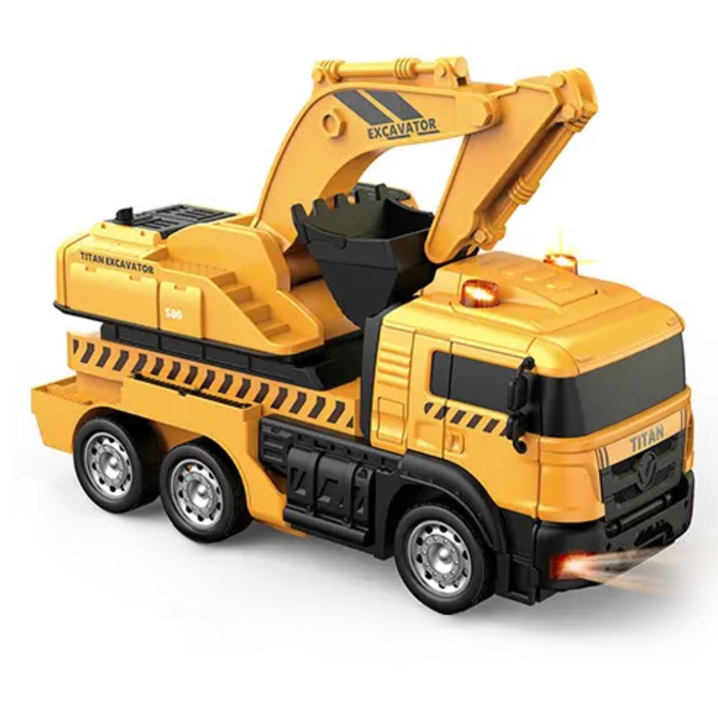 FITTO Remote Control Excavator Toy