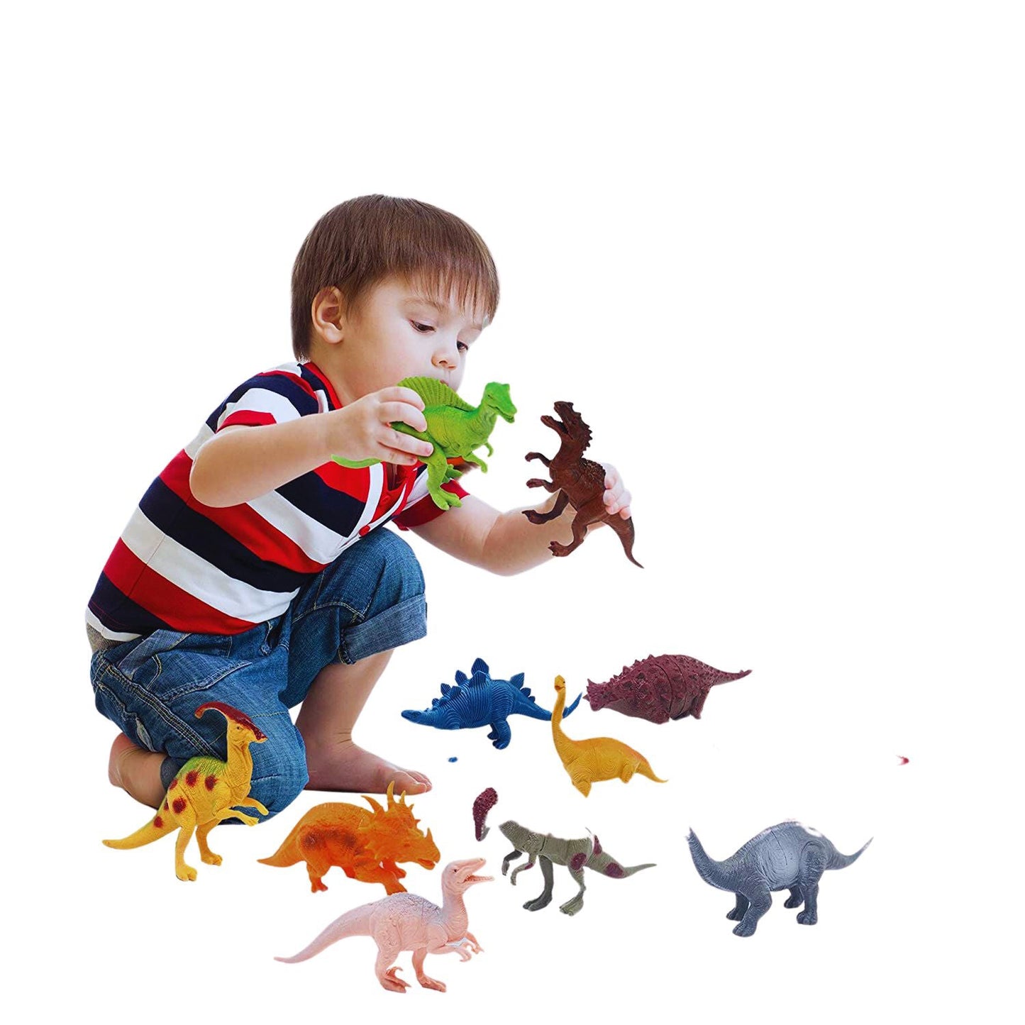FITTO 27 Pcs Realistic Wild Animal Figures