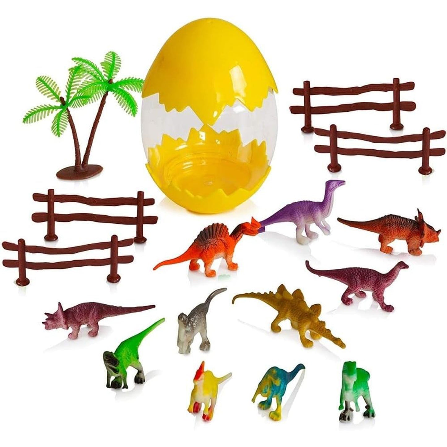 FITTO 28 Pcs Realistic Animal Figures Toy Set