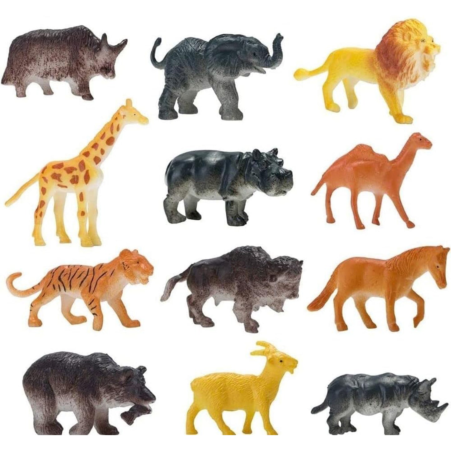 FITTO 26 Pcs Realistic Animal Figure Toy Set