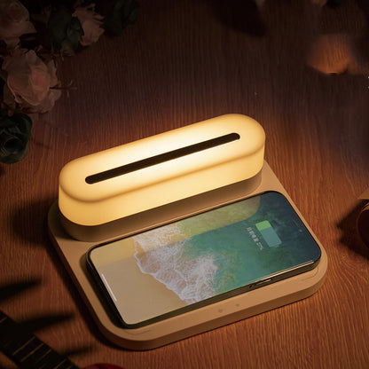 Wireless Charging Station with LED Night Light