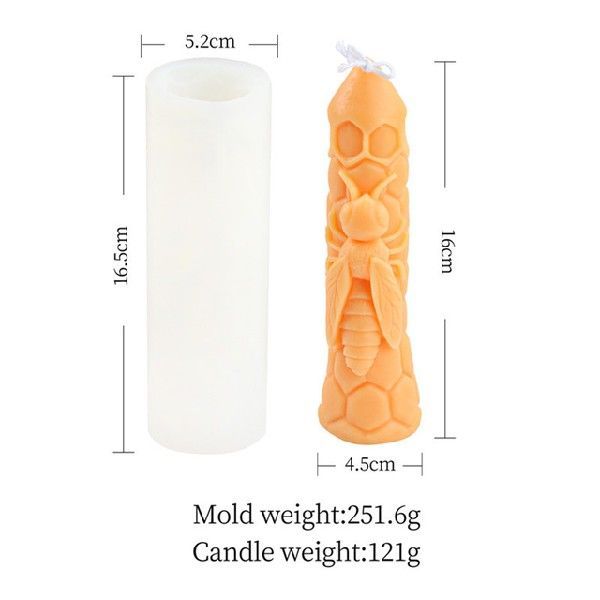 Natural Beeswax Candles - Eco-Friendly, Long-Lasting, Non-Toxic