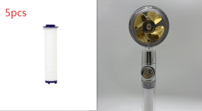 Water-Saving Handheld Shower Head with 360° Rotation and Adjustable Angles