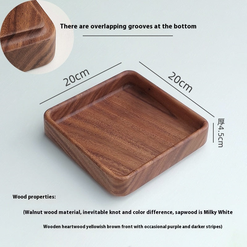 Eco-Friendly Rectangular Wooden Trays - Sustainable Home Décor