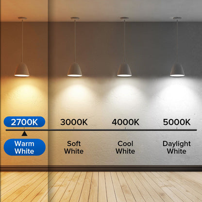Energy-Efficient LED Light Bulbs - Long-Lasting A19 White Bulbs Set