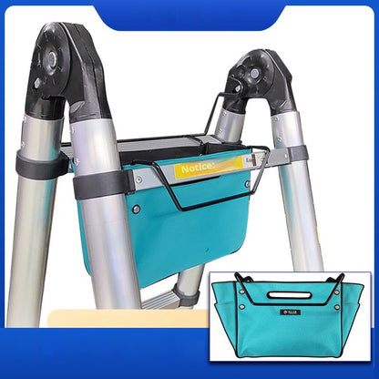 Durable Waterproof Herringbone Ladder Tool Storage Bag - Blue