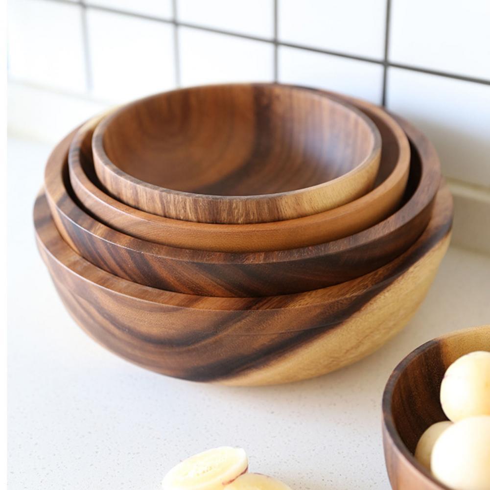 Eco-Friendly Nested Wooden Bowls for Sustainable Living