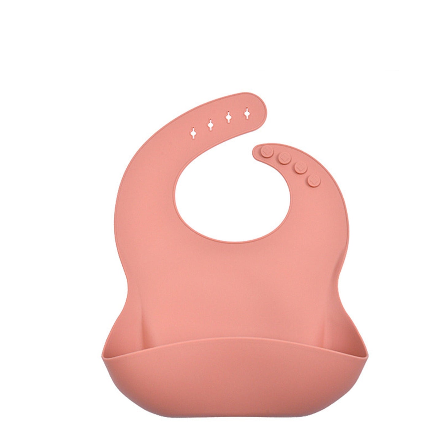 Eco-Friendly Silicone Bibs with Catch Pocket - BPA Free, Dishwasher Safe
