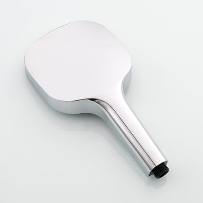 Eco-Friendly Water-Saving Showerhead - Black & Silver Square Design