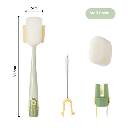 Multi-Functional Eco-Friendly Cleaning Brush Set for Home