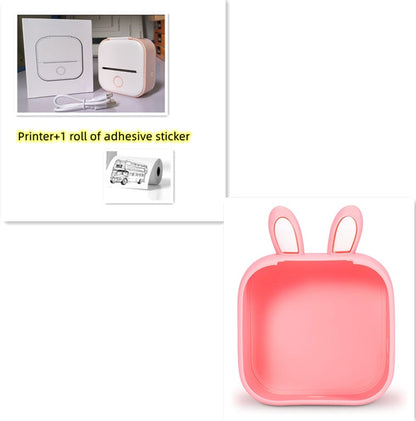 Compact Eco-Friendly Portable Label Printer for Home Organization