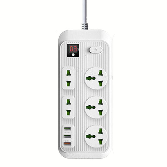 Smart Power Strip with USB Ports and Energy Monitoring