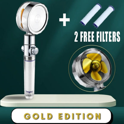 Water-Saving Handheld Shower Head with 360° Rotation and Adjustable Angles