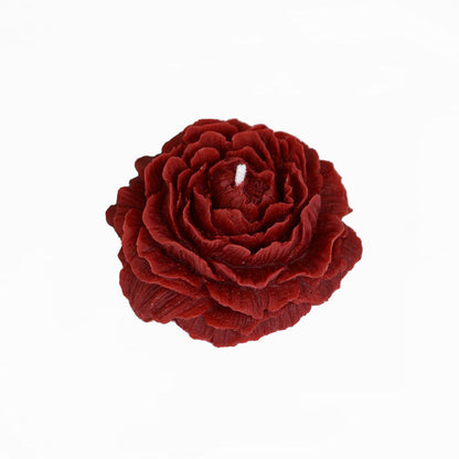 Eco-Friendly Pink Flower Candle - Natural Wax, Decorative & Biodegradable